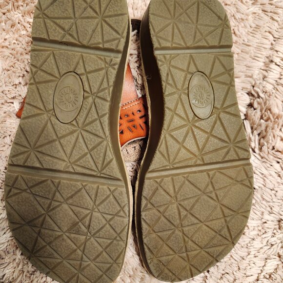 Earth Spirit Women’s Meghan Strappy Perforated Cut Comfort Sandals - Picture 2 of 3